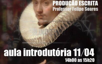 [2017] Oficina “Lingua(gens)”: curso de letramento/produção escrita, com o professor Felipe Soares