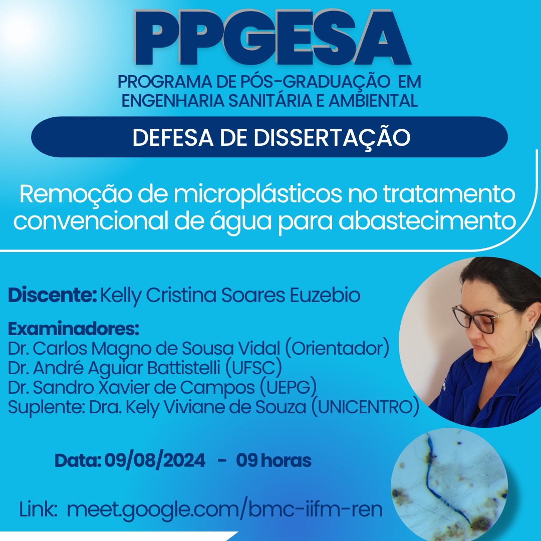 Defesa de mestrado – Kelly Cristina Soares Euzebio