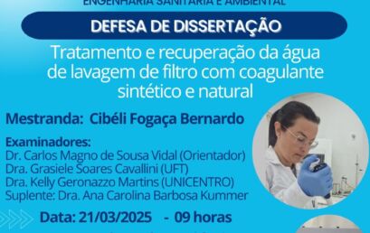 Defesa de mestrado – Cibéli Fogaça Bernardo, 21/03/2025 9horas