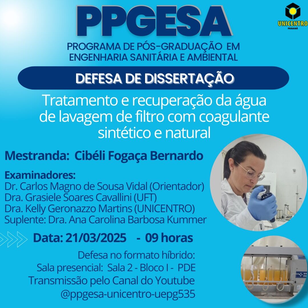 Defesa de mestrado – Cibéli Fogaça Bernardo, 21/03/2025 9horas
