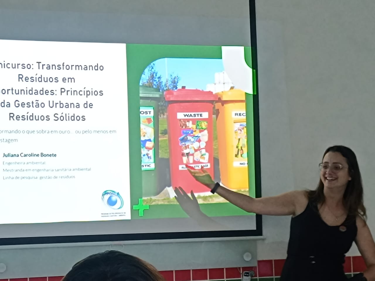 Aluna do PPGESA ministra palestra no IFPR, campus Paranaguá Aluna do PPGESA ministra palestra no IFPR, campus Paranaguá