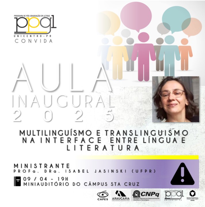 Aula Inaugural do PPGL