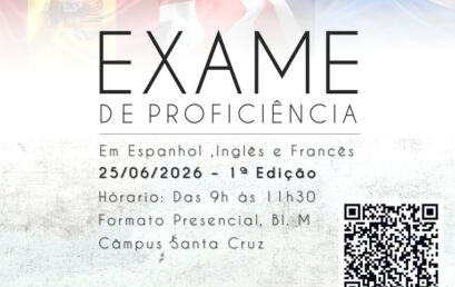 EXAME DE PROFICIÊNCIA