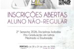 Não Regulares 2º Semestre 2026 Não Regulares 2º Semestre 2026
