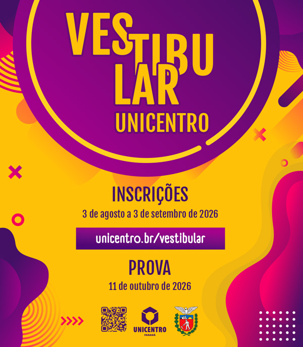 Vestibular Unicentro, inscreva-se