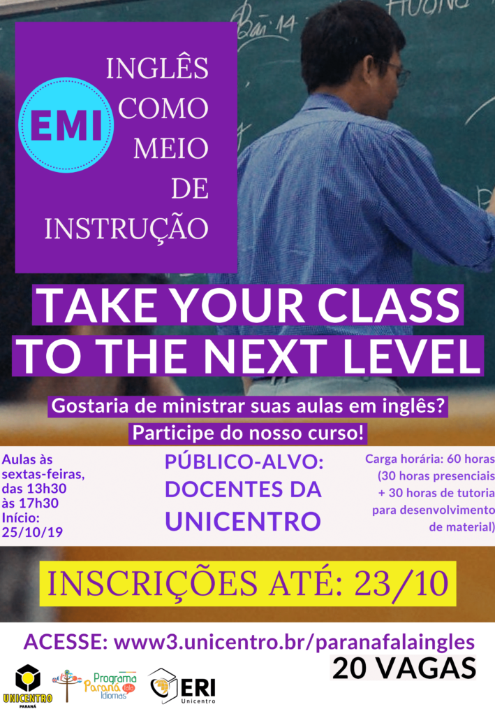 EMI - English as a Medium of Instruction - Paraná Fala Inglês