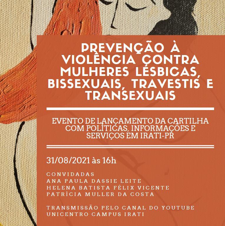 Prevenção à Violência Contra Mulheres Lésbicas Bissexuais Travestis E Transexuais Unicentro 9028