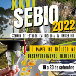 XXVI Semana de Estudos em Biologia da Unicentro, Sebio 2022
