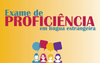 Inscrições abertas para exame de proficiência em língua estrangeira