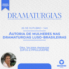 Sábados Literários 2024/12ª edição: Dramaturgias