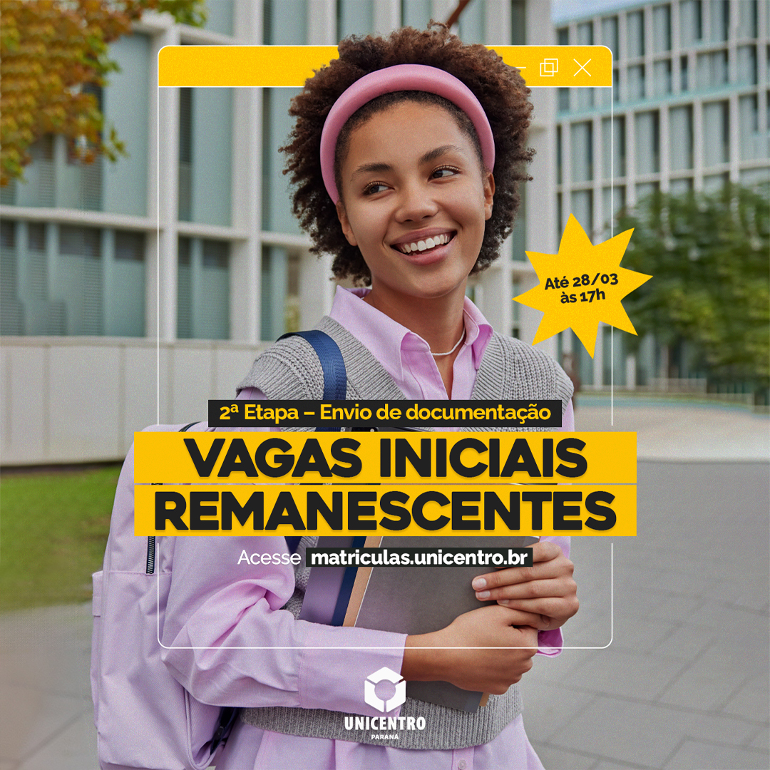 Envio documentação Vagas Iniciais Remanescentes