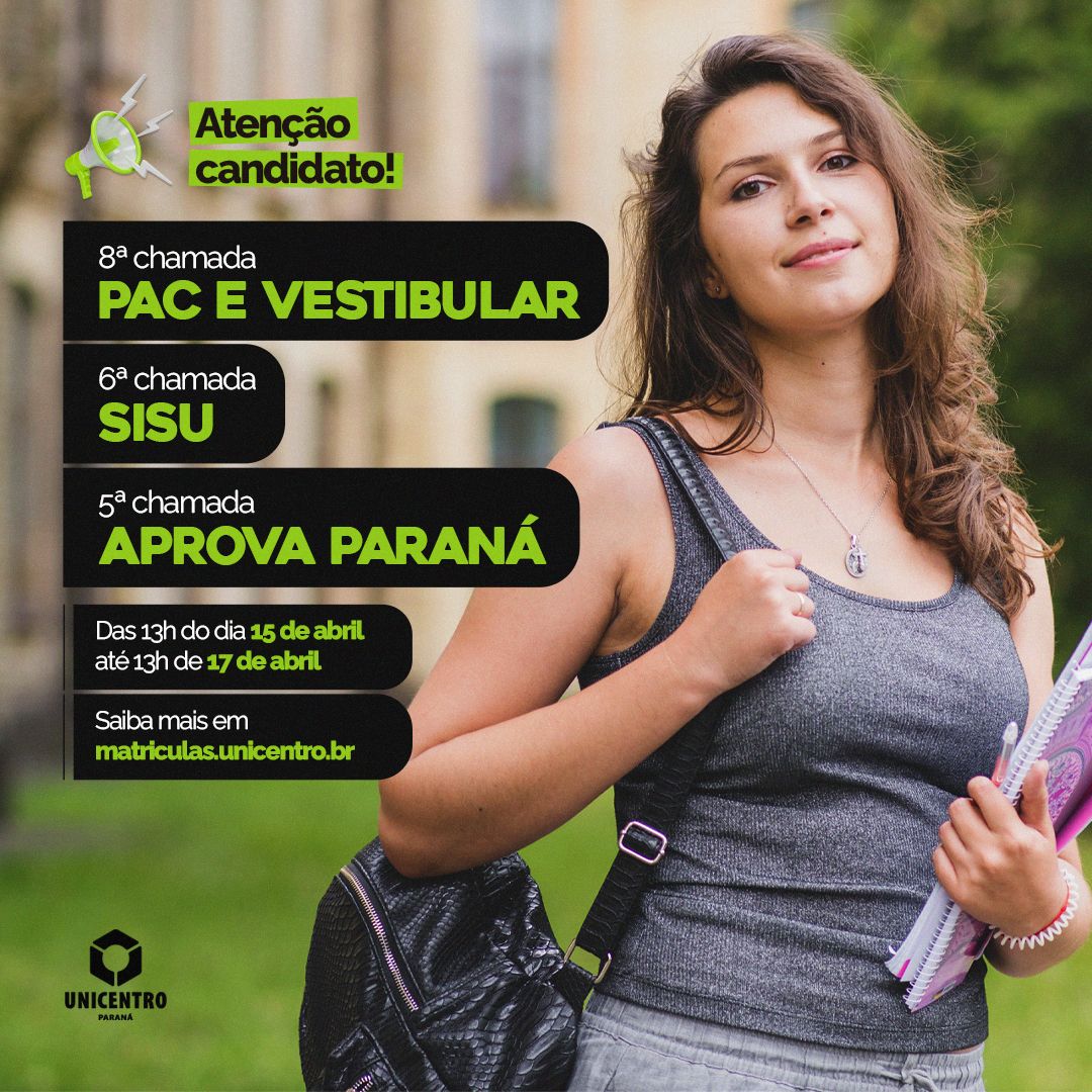 Matrículas processos seletivos