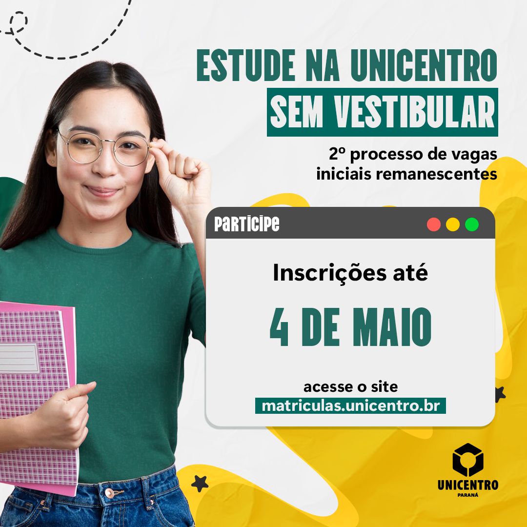 2º processo de vagas iniciais remanescentes