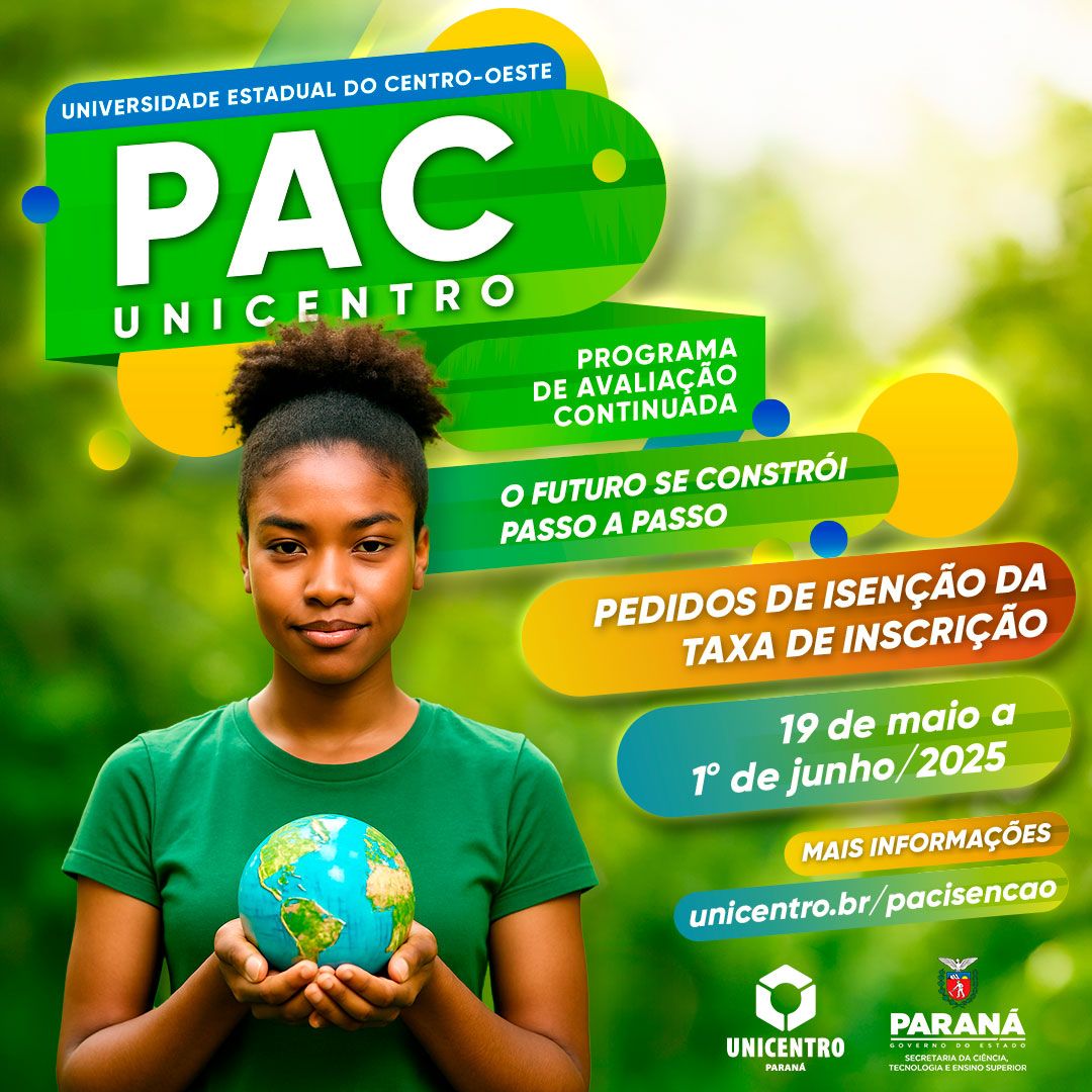 Pedido de isenção da taxa de inscrição do PAC 2025
