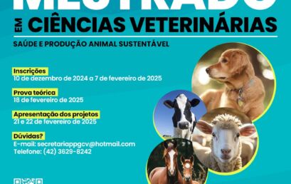 Seleção 2025 – Mestrado em Ciências Veterinárias