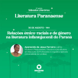 Sábados Literários – 13ª Edição – Literatura Paranaense