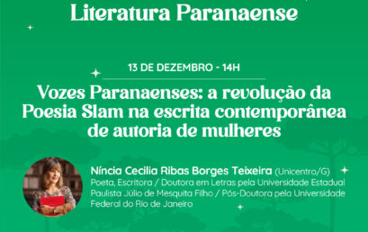 Sábados Literários – 13ª Edição – Literatura Paranaense