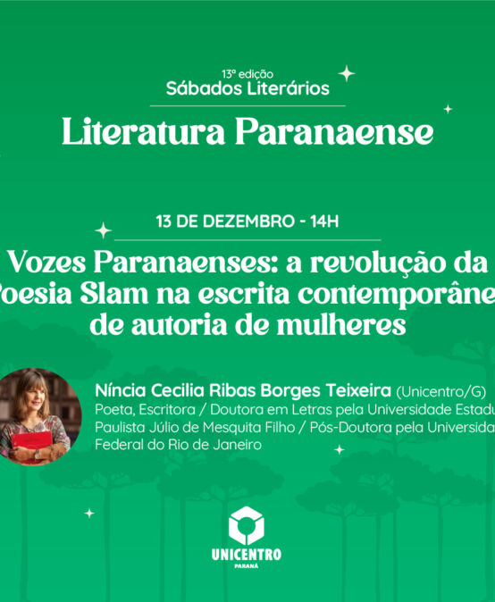 Sábados Literários – 13ª Edição – Literatura Paranaense