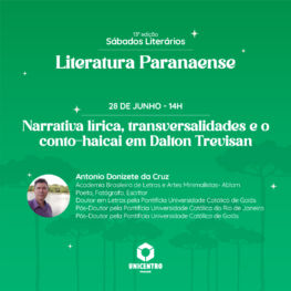 Sábados Literários – 13ª Edição – Literatura Paranaense