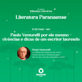 Sábados Literários – 13ª Edição – Literatura Paranaense