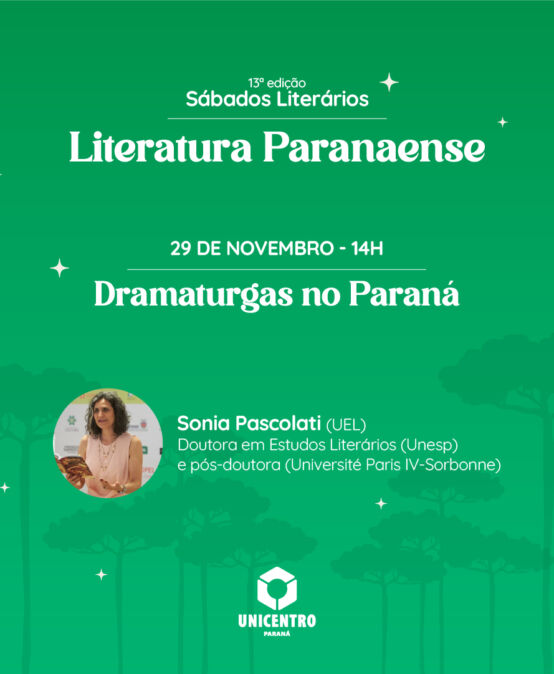 Sábados Literários – 13ª Edição – Literatura Paranaense