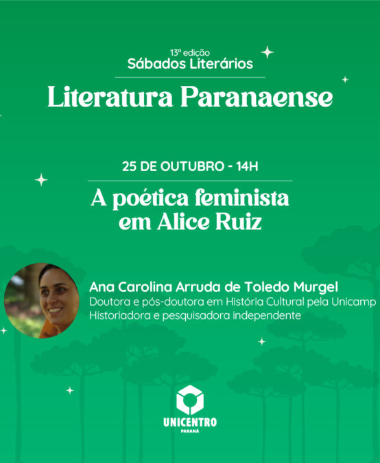 Sábados Literários – 13ª Edição – Literatura Paranaense