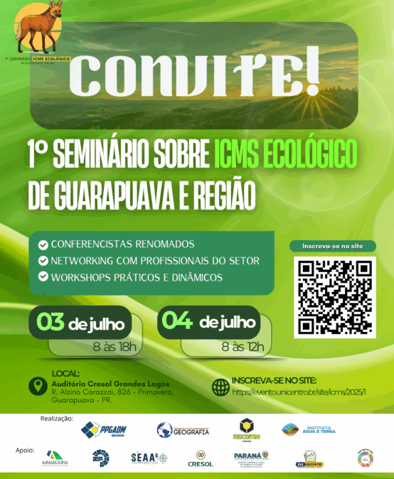1º Seminário Sobre ICMS Ecológico de Guarapuava e Região