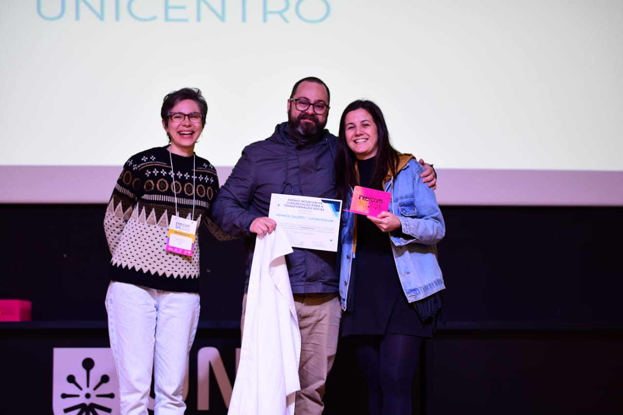 Professores da Unicentro conquistam Prêmio Intercom de Comunicação para Transformação Social