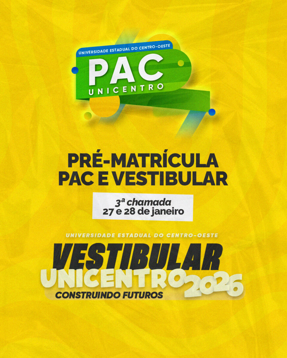 3ª Chamada Vestibular e PAC