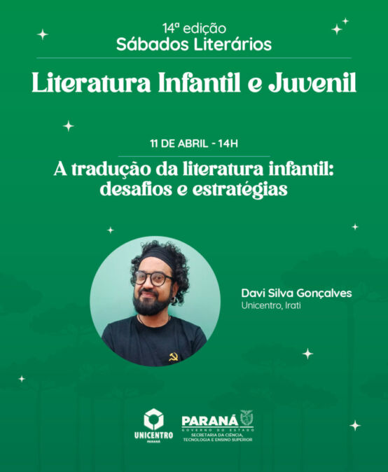 Sábados Literários 14ª edição – Literatura Infantil e Juvenil
