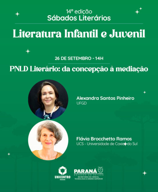 Sábados Literários 14ª edição – Literatura Infantil e Juvenil