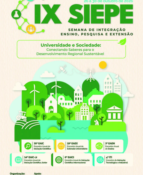 IX Siepe – Semana de Integração Ensino, Pesquisa e Extensão