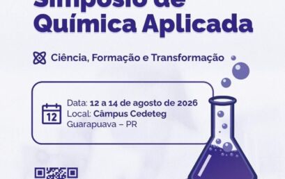 XII Simquia – Simpósio de Química Aplicada