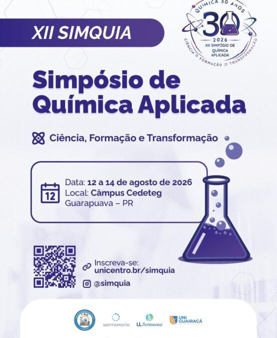 XII Simquia – Simpósio de Química Aplicada