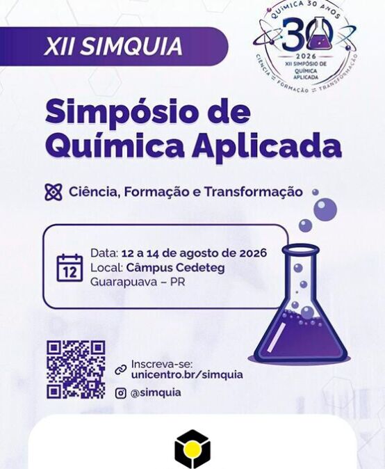 XII Simquia – Simpósio de Química Aplicada
