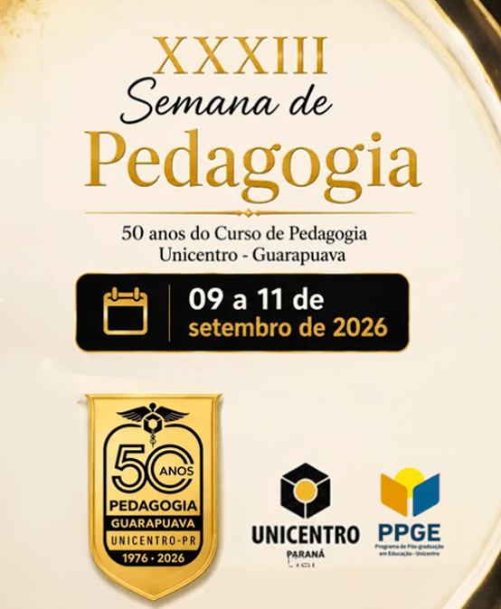 XXXIII Semana de Pedagogia – 50 anos